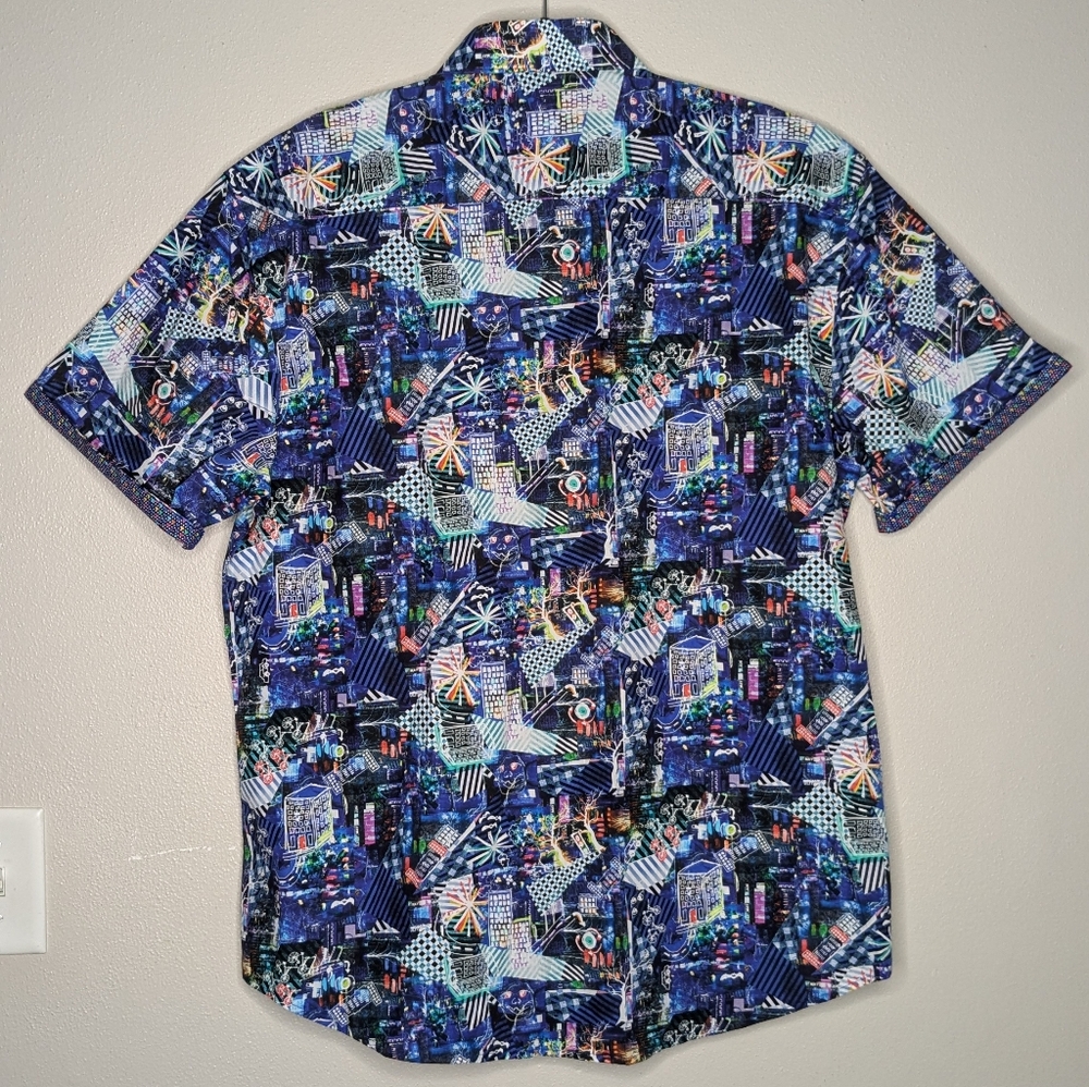 Bugatchi Uomo Designer Patterned Button Down - image 2